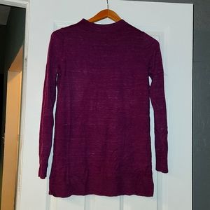 Mock neck loft sweater